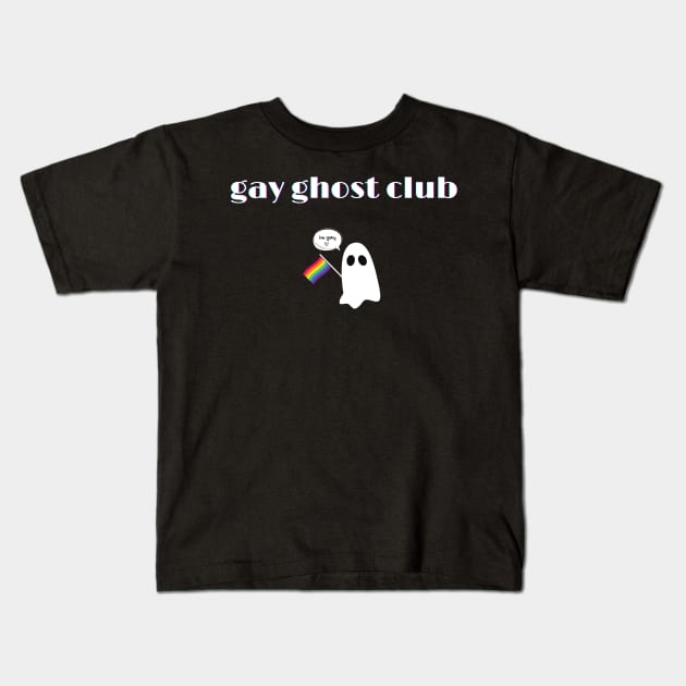 gay ghost club Kids T-Shirt by goblinbabe